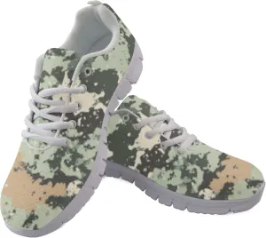 Womens Sports Shoes Trainer Running Travel Sneaker Causal Walking Low Heel Lace Up Breathable Flexible Sneakers for Adults Teens