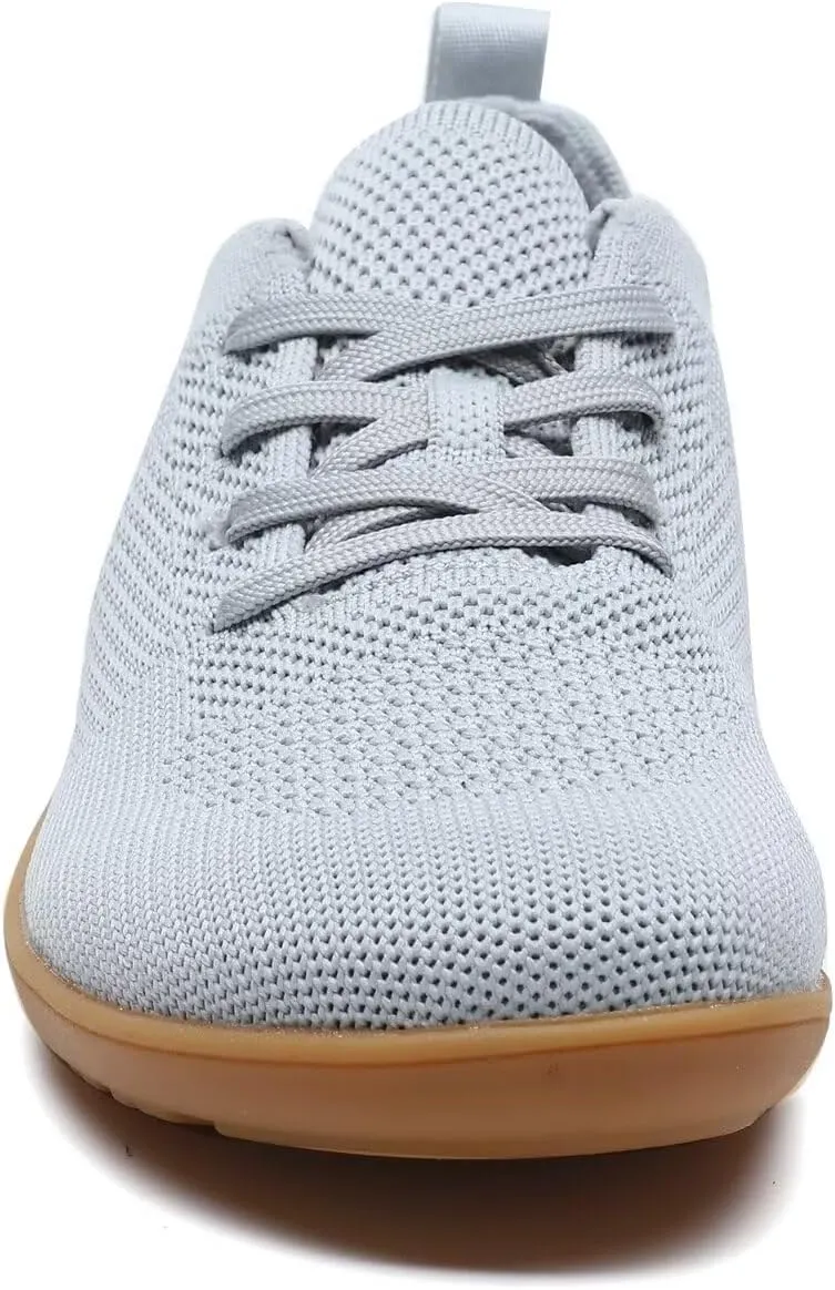 Women's Wide Toe Minimalist Barefoot Walking Shoes Breathable Casual Tennis Gym Athletic Sneakers