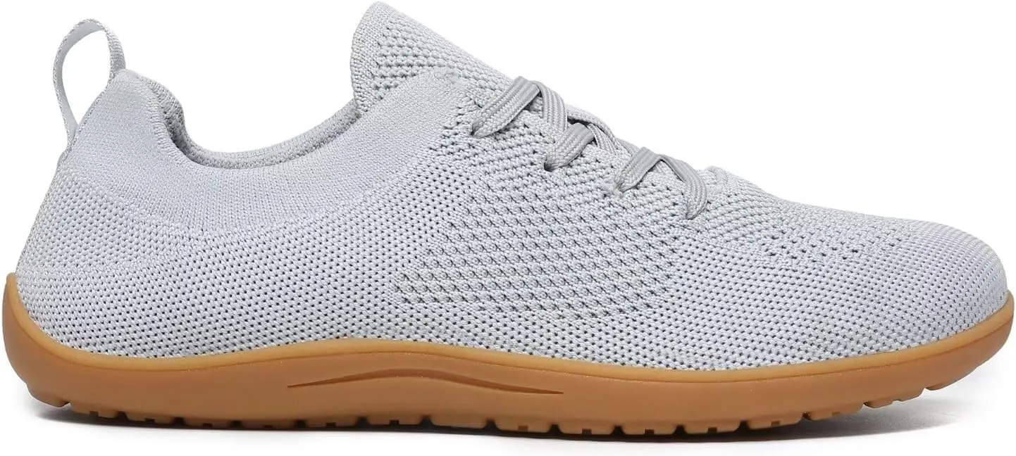 Women's Wide Toe Minimalist Barefoot Walking Shoes Breathable Casual Tennis Gym Athletic Sneakers