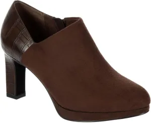 XAPPEAL Ayla - Women's Low Cut Heeled Suede Ankle Boots