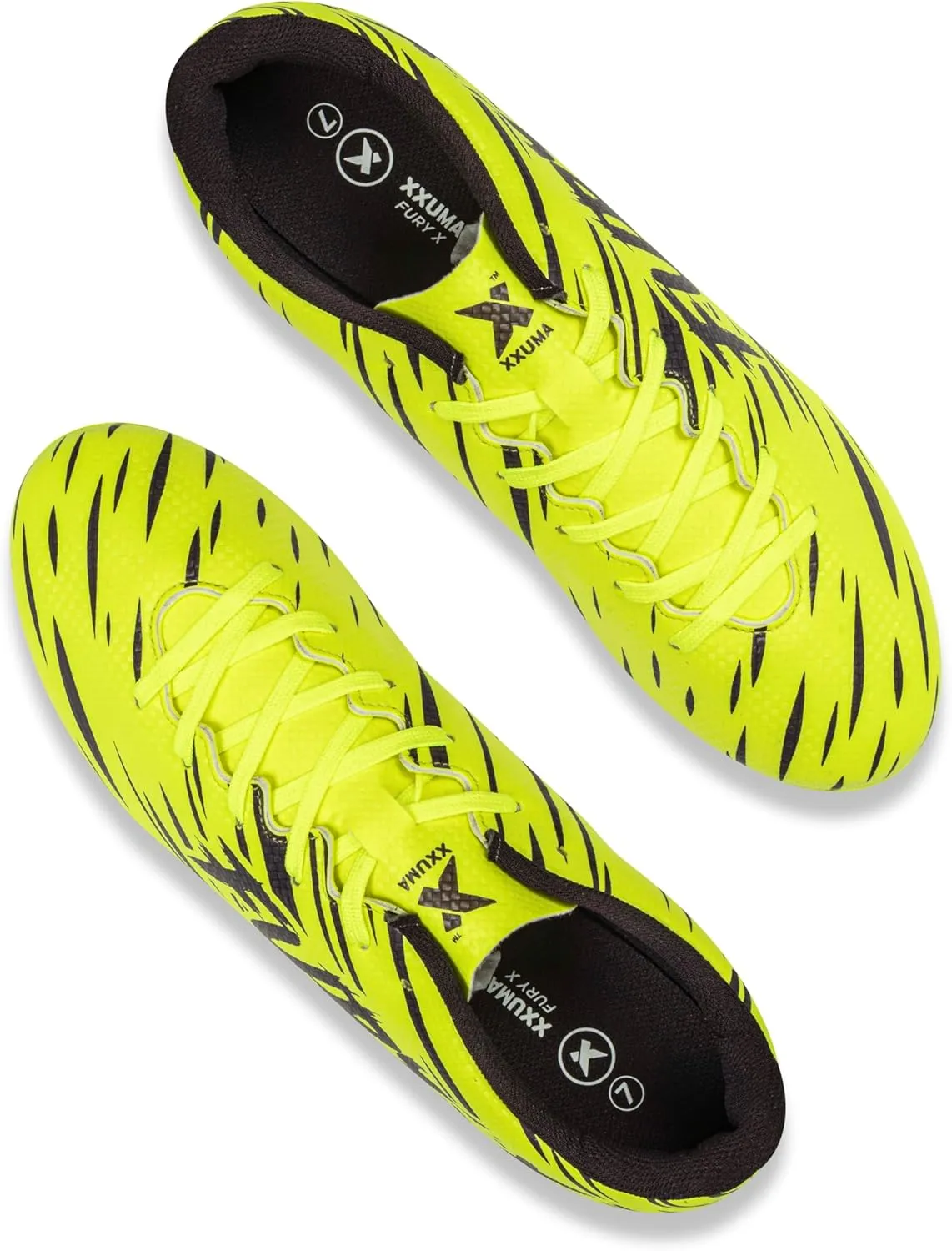 XXUMA Unisex Soccer Cleats Outdoor Lightweight High-Top Training Boots Ground Athletic Football Boots Soccer Shoes for Men/Women