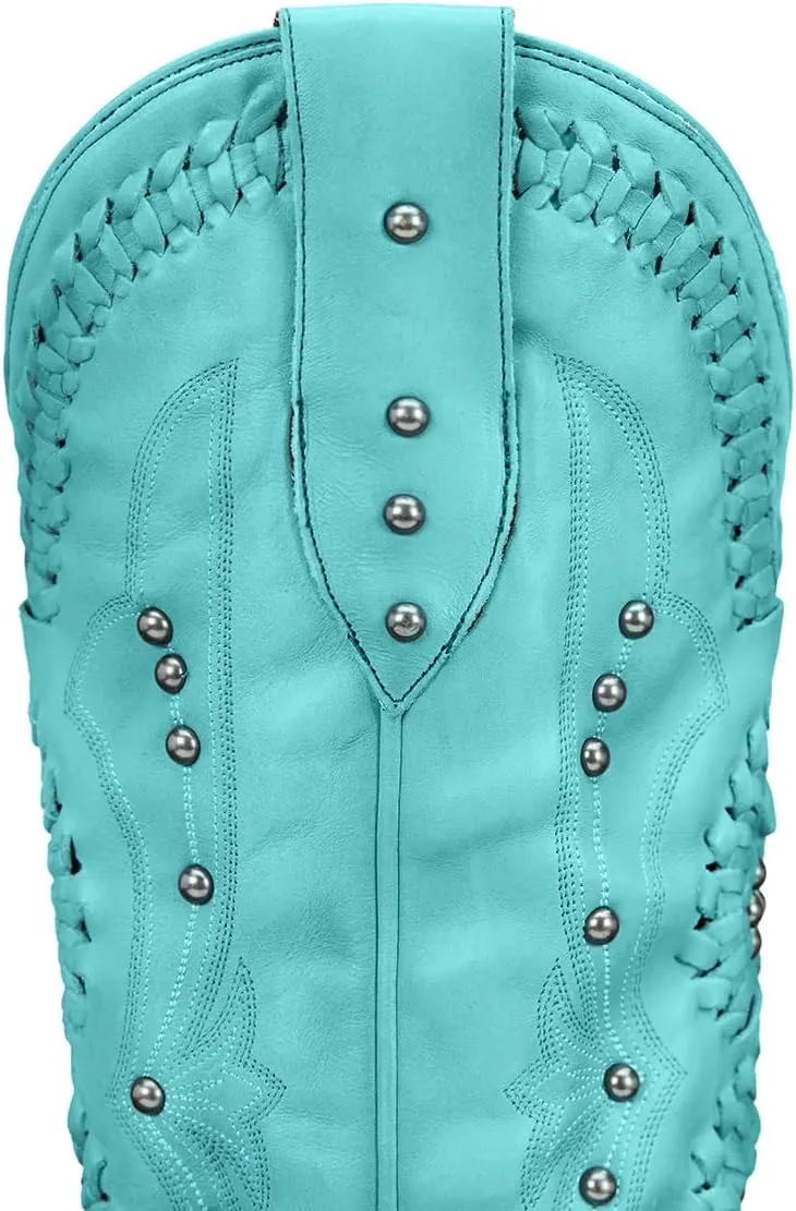 Yolkomo Cowboy Boots for Women Knee High Western Cowgirl Boots